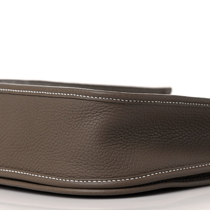 Hermes Taurillon Clemence Evelyne III PM Etoupe 8 of 9