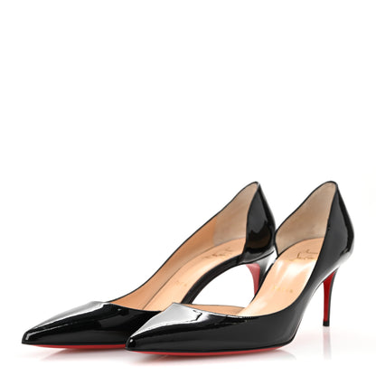 Christian Louboutin Patent Iriza 70 Pumps 38 Black 4 of 9