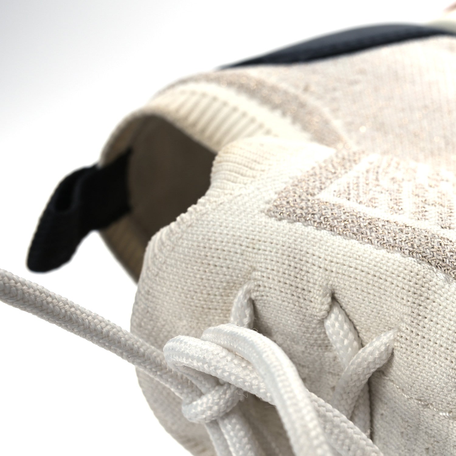 Hermes Technical Canvas Goatskin Womens Addict Sneakers 38.5 Multicolor Rose Dore 14 of 16