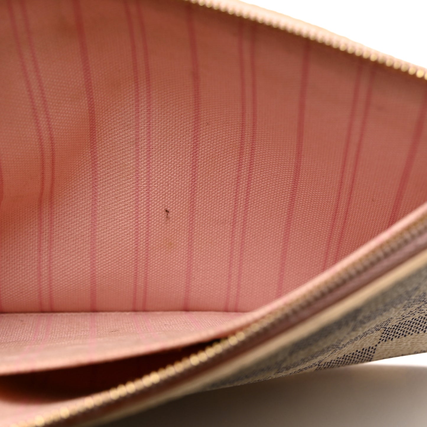 Damier Azur Neverfull MM GM Pochette Rose Ballerine