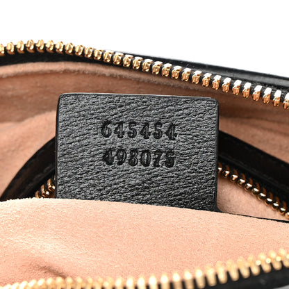 Gucci Textured Calfskin Small Horsebit 1955 Shoulder Bag Black 7 of 14