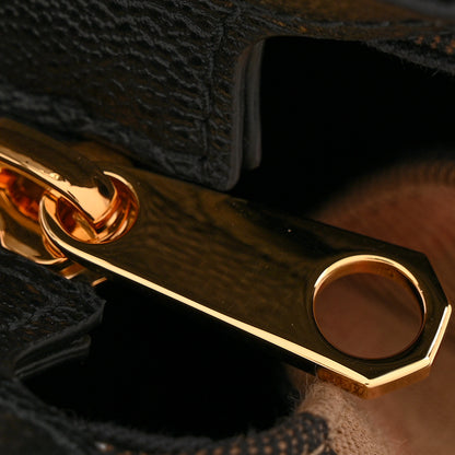 Burberry Calfskin Mega Check Small Banwell Tote Black 14 of 14