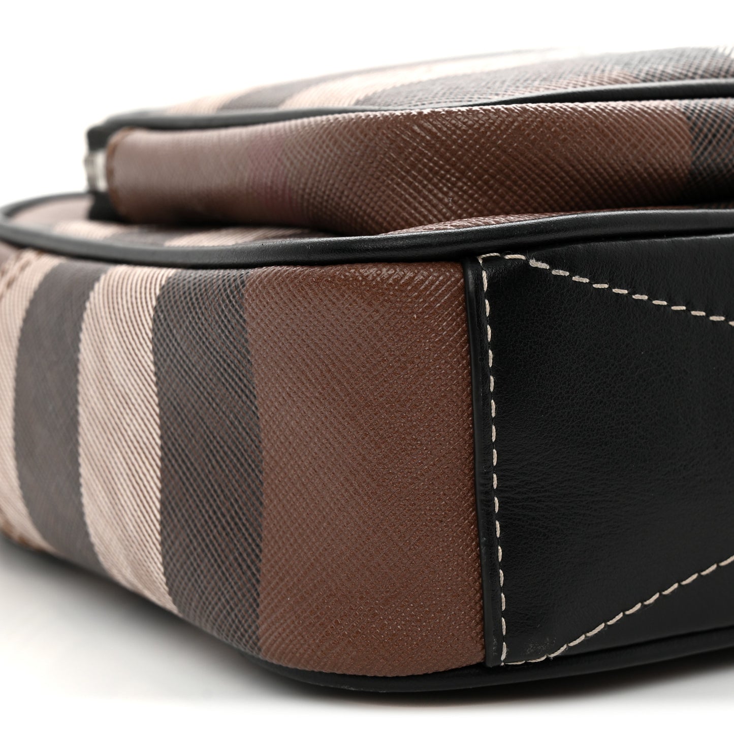 Canvas Check Paddy Messenger  Birch Brown