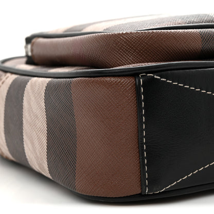 Burberry Canvas Check Paddy Messenger  Birch Brown 9 of 10