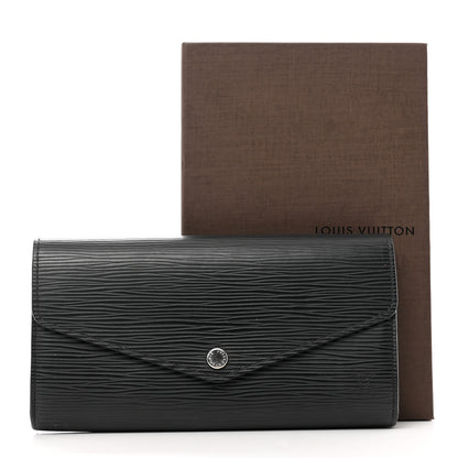 Louis Vuitton Epi Sarah Wallet NM Black 10 of 10