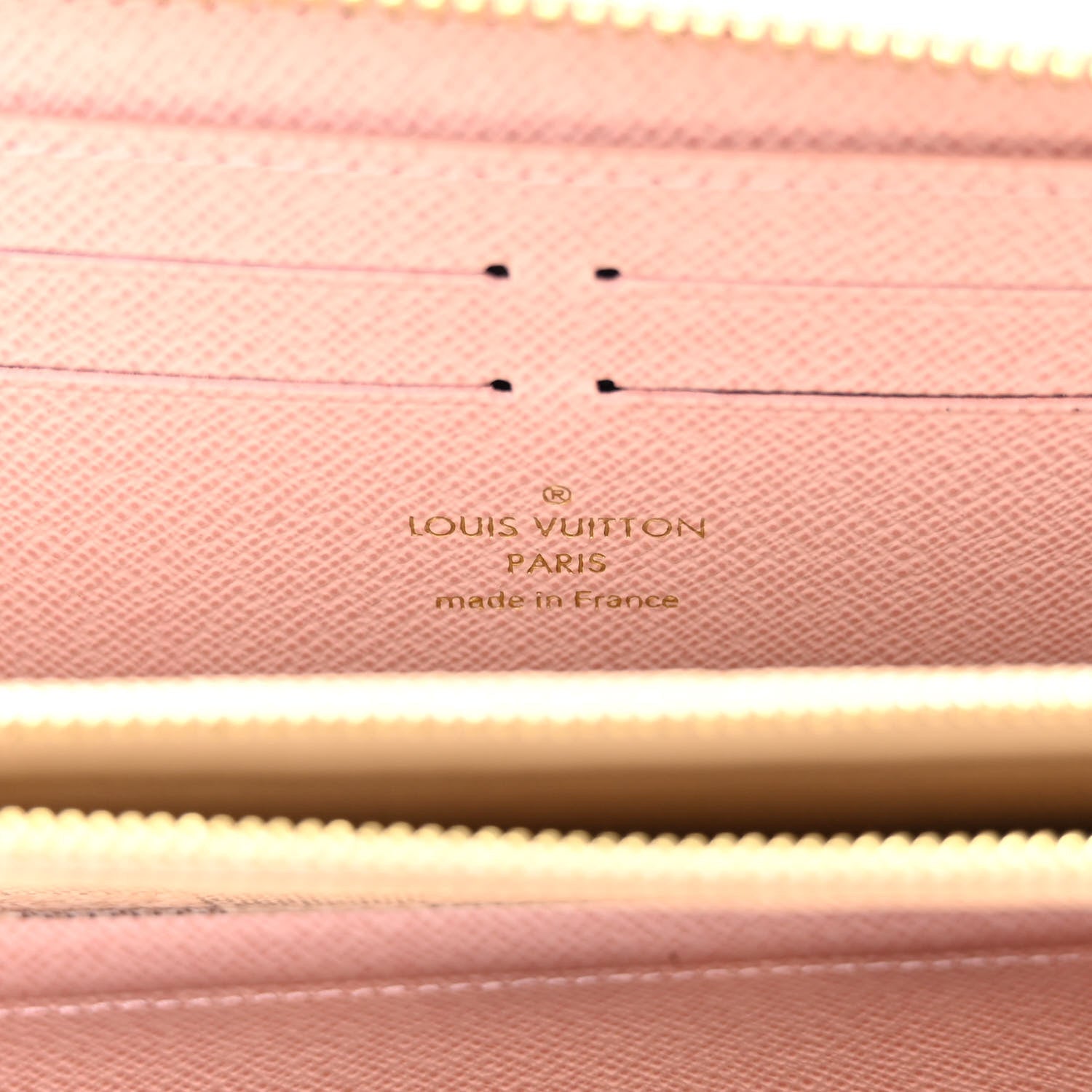 Louis Vuitton Damier Azur Clemence Wallet Rose Ballerine 6 of 9