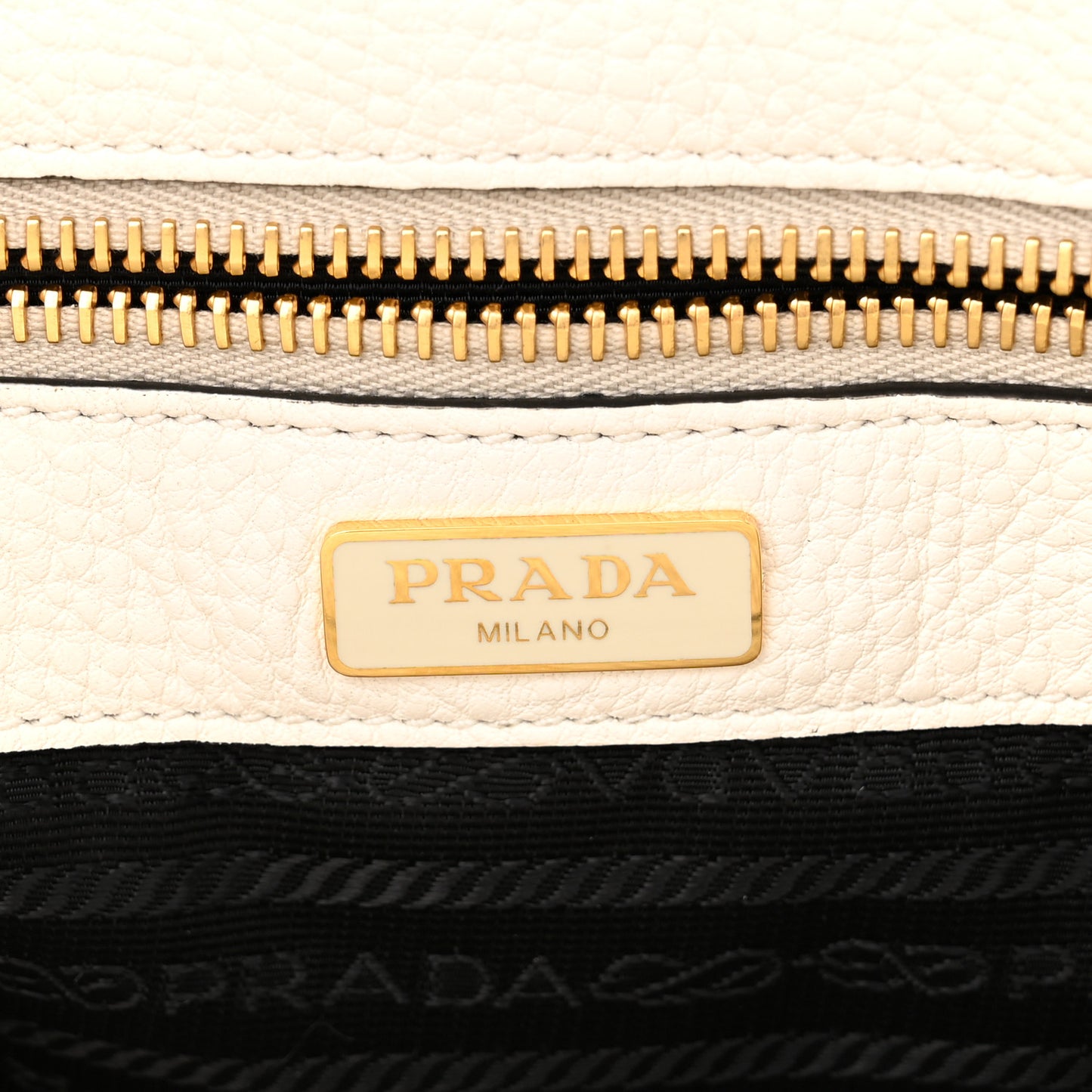Vitello Phenix Double Buckle Messenger Bag White