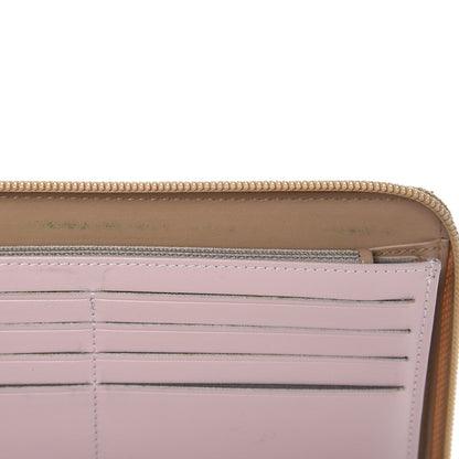 Chanel Metallic Aged Calfskin Quilted Palette Large Zip Around Organizer Wallet Gold 11 of 19