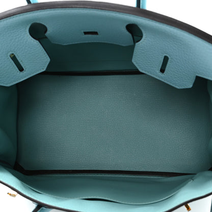 Hermes Togo Birkin 30 Bleu Saint Cyr 5 of 11
