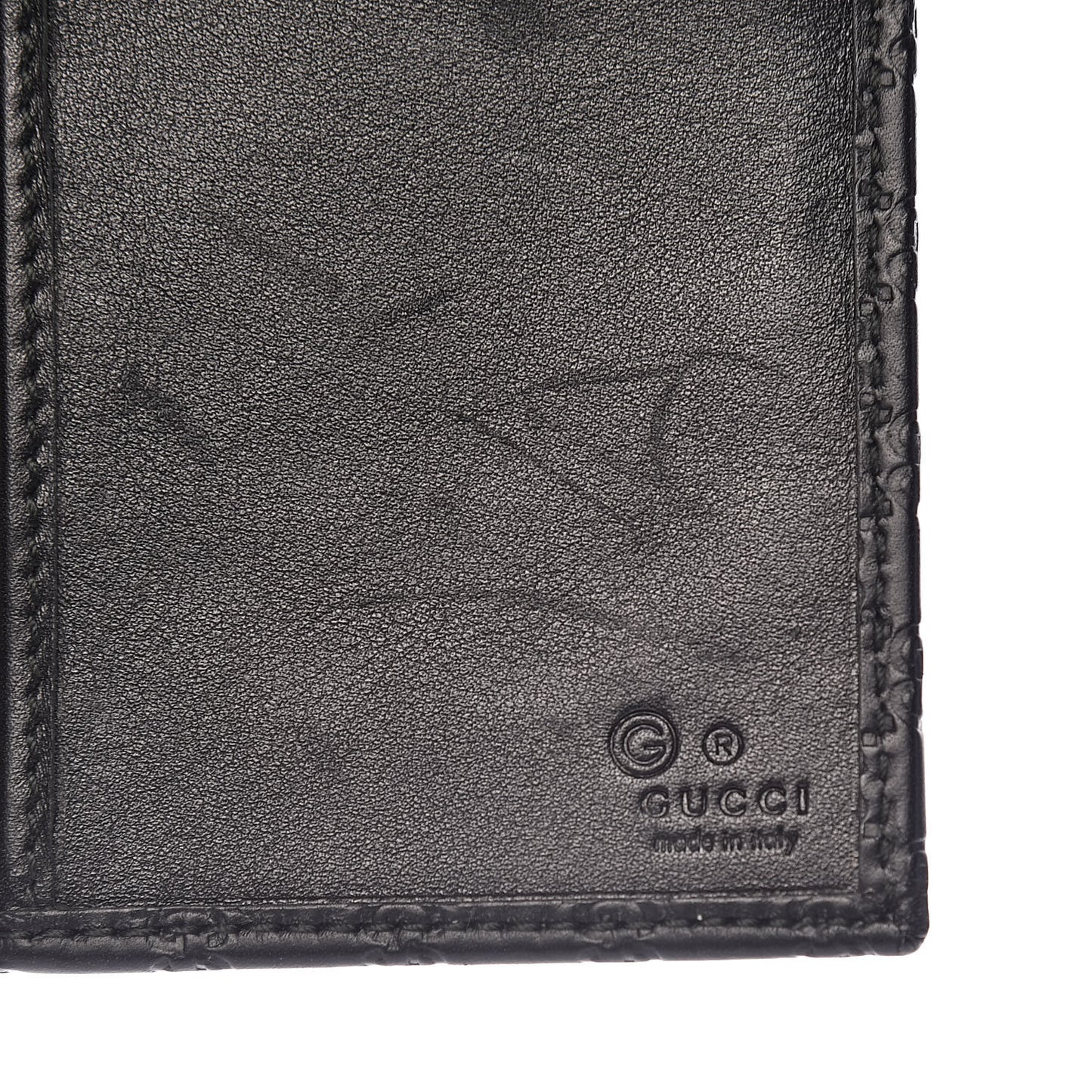 Soft Microguccissima Continental Wallet Black