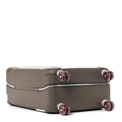Hermes Taurillon Regate RMS Suitcase Etain Fauve Rouge H 6 of 16