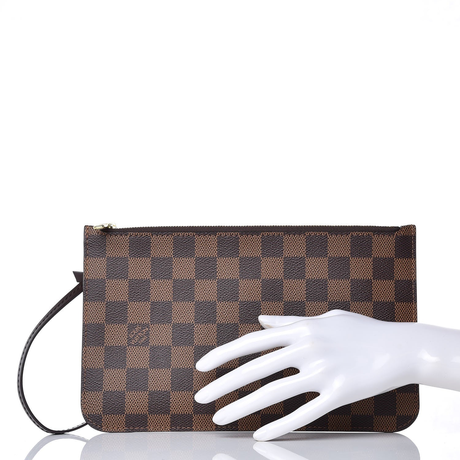 Louis Vuitton Damier Ebene Neverfull MM GM Pochette 2 of 8