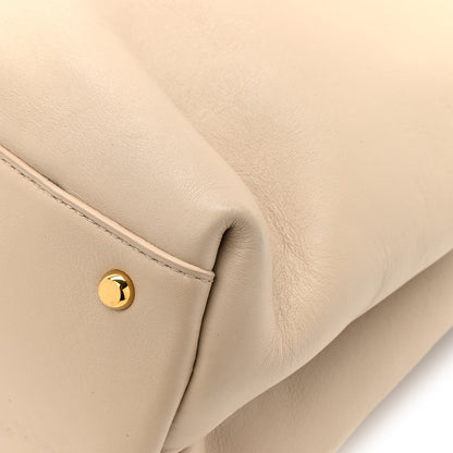 Bottega Veneta Silky Calfskin Medium Ciao Ciao Ecru 11 of 16