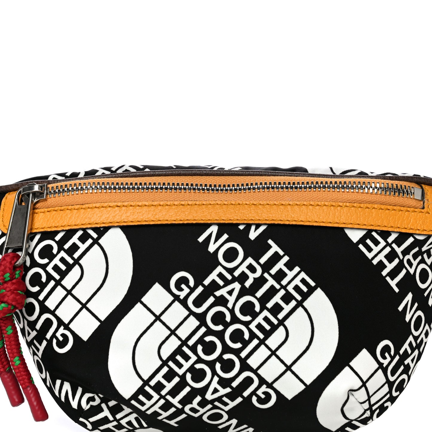 X THE NORTH FACE Econyl Nylon Belt Bag Black Ivory Crop