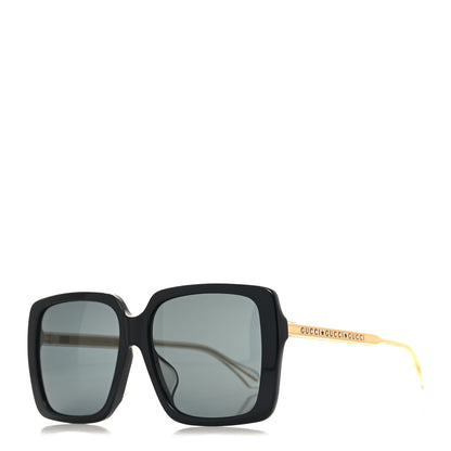 Gucci Acetate Square Frame GG0567SAN Sunglasses Black 1 of 8