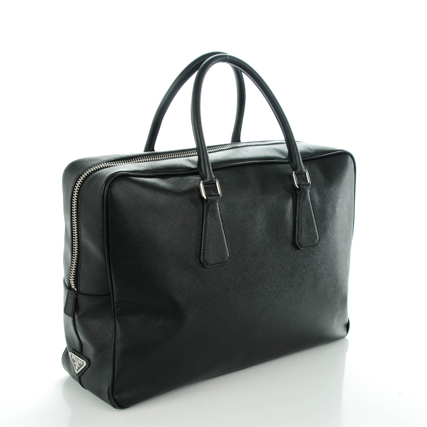 Prada Saffiano Briefcase Nero Black 3 of 8