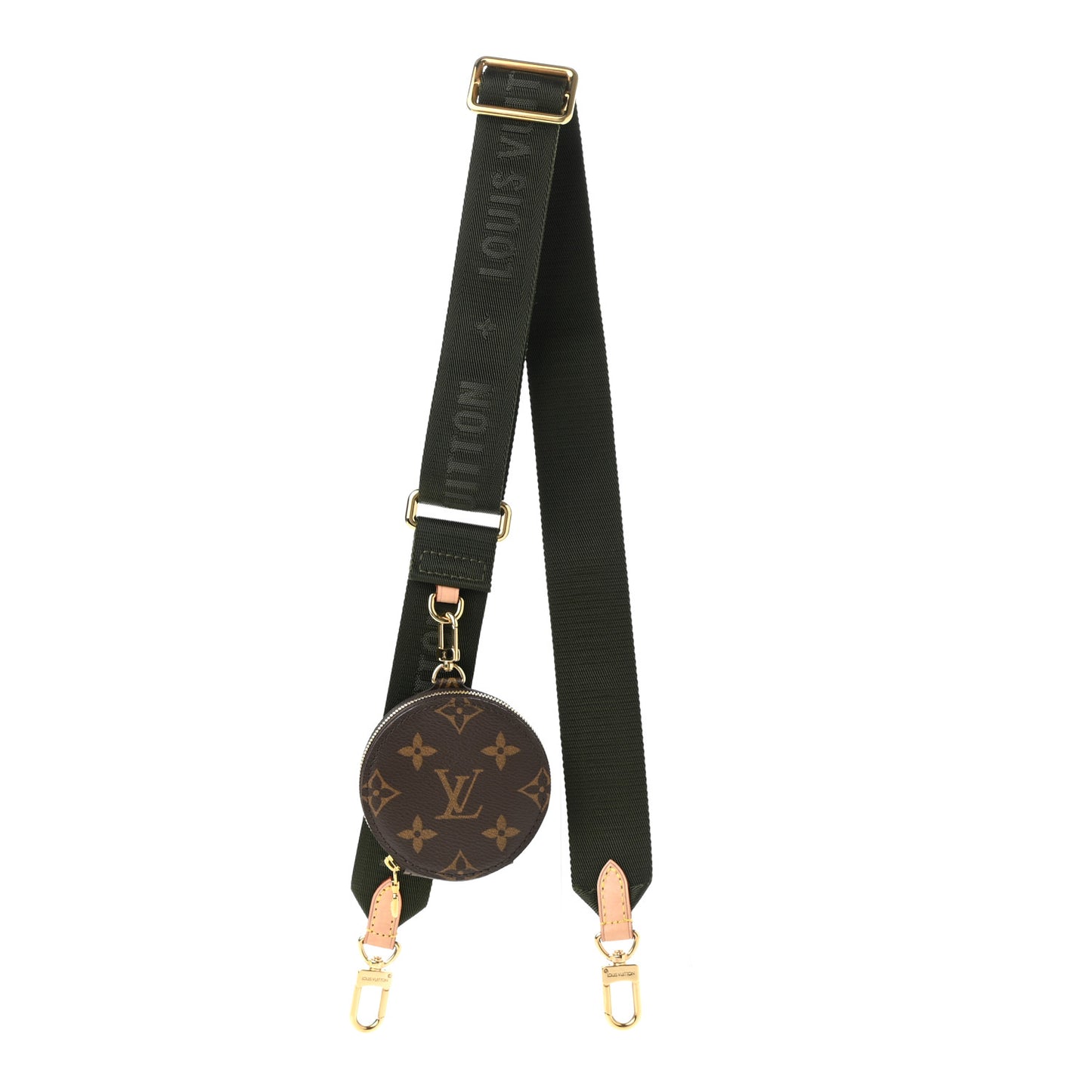 Monogram Multi Pochette Accessories Bandouliere Shoulder Strap Kaki