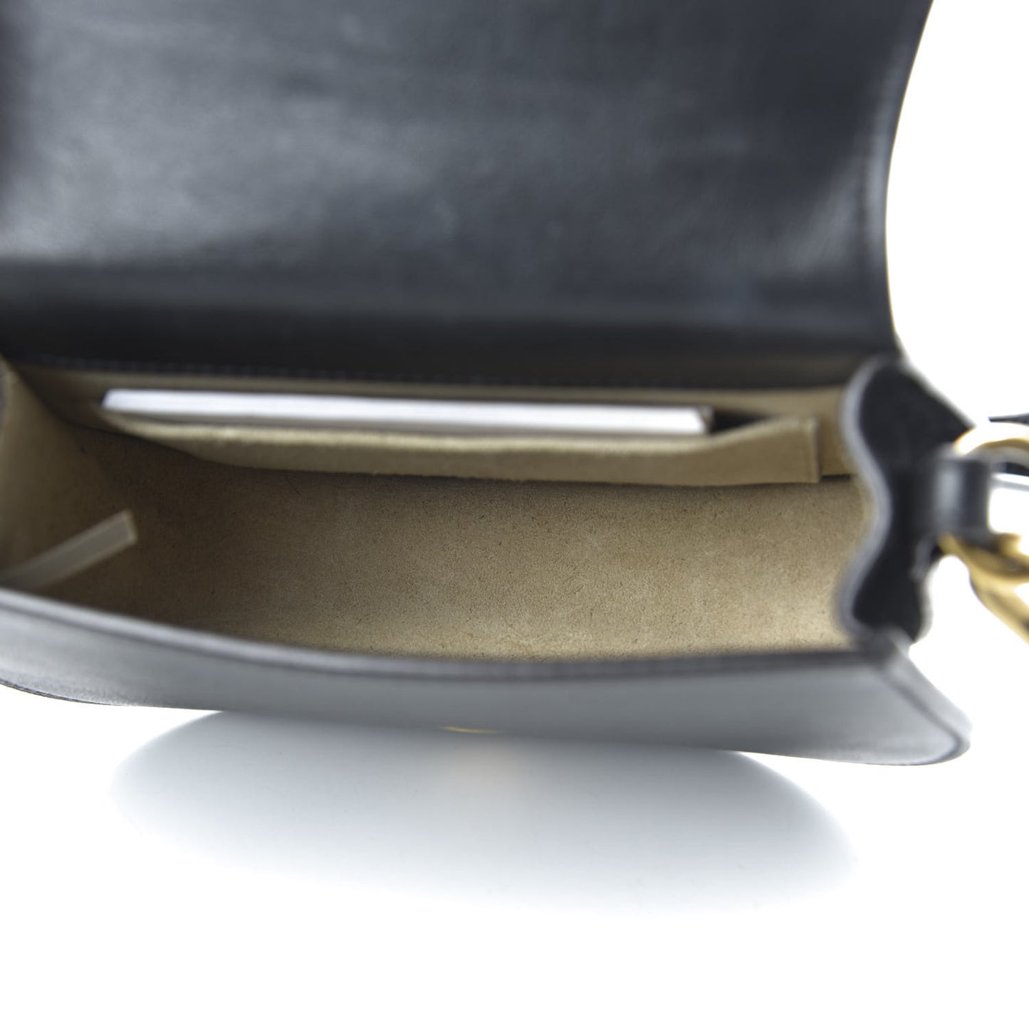Calfskin Small Nile Bracelet Bag Black