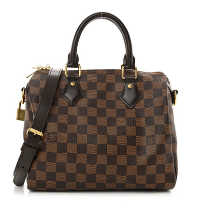 Louis Vuitton Damier Ebene Speedy Bandouliere 25 1 of 15