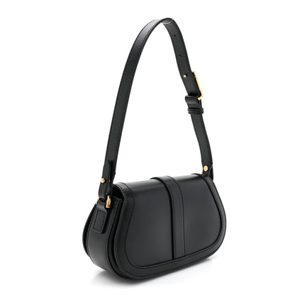 Versace Lambskin Mini Greca Goddess Shoulder Bag Black 2 of 10