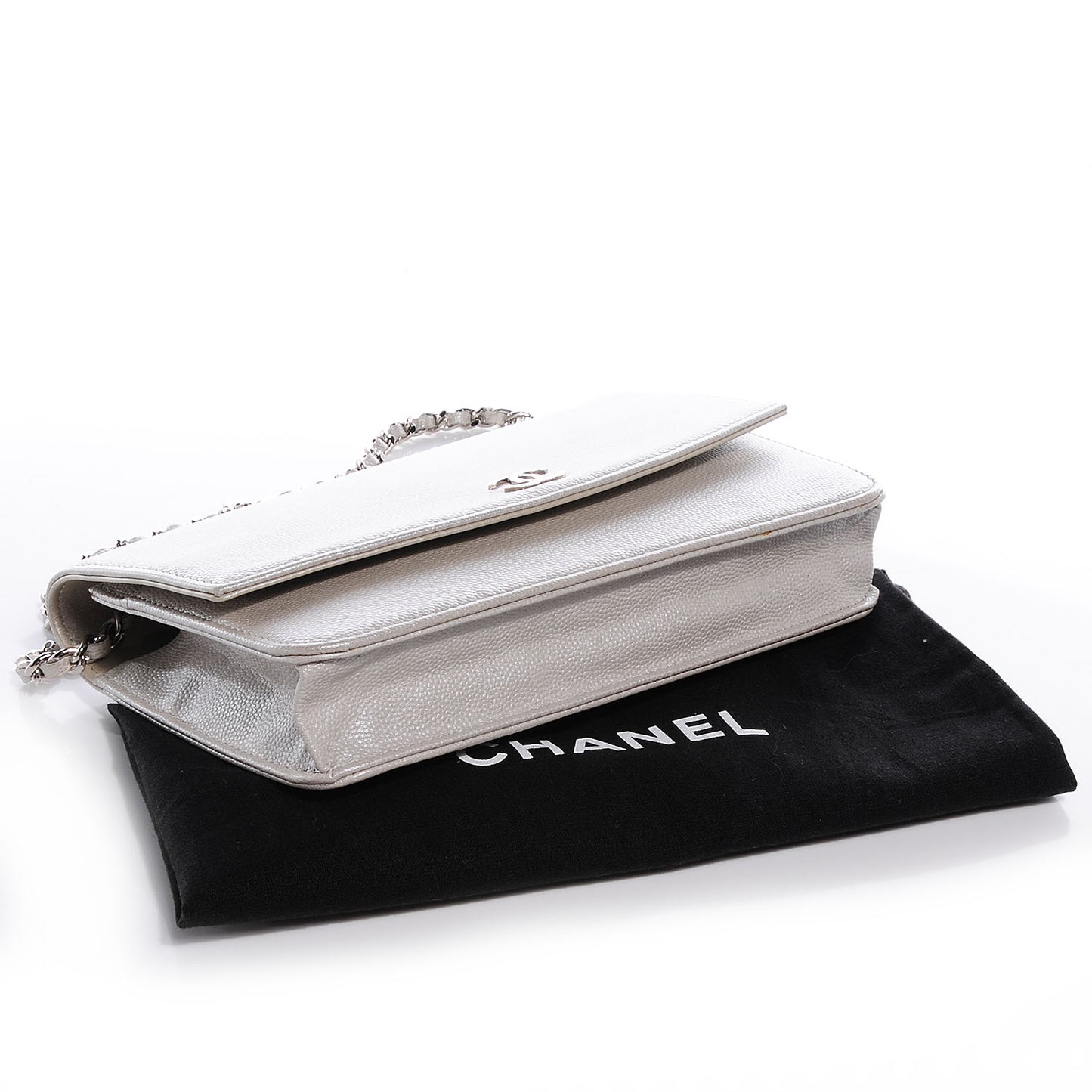 Caviar Sevruga Wallet on Chain WOC Silver