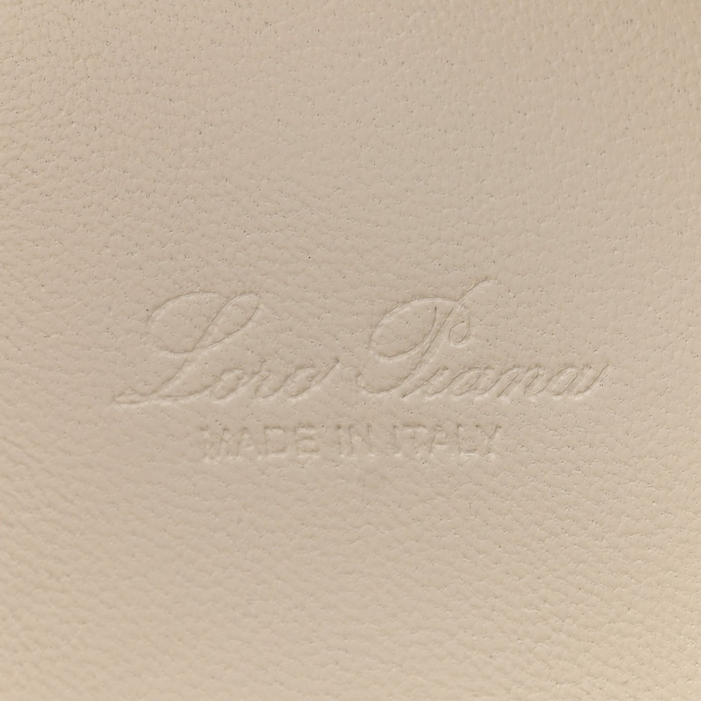 Grained Calfskin L19 Extra Pocket Pouch Whisper White