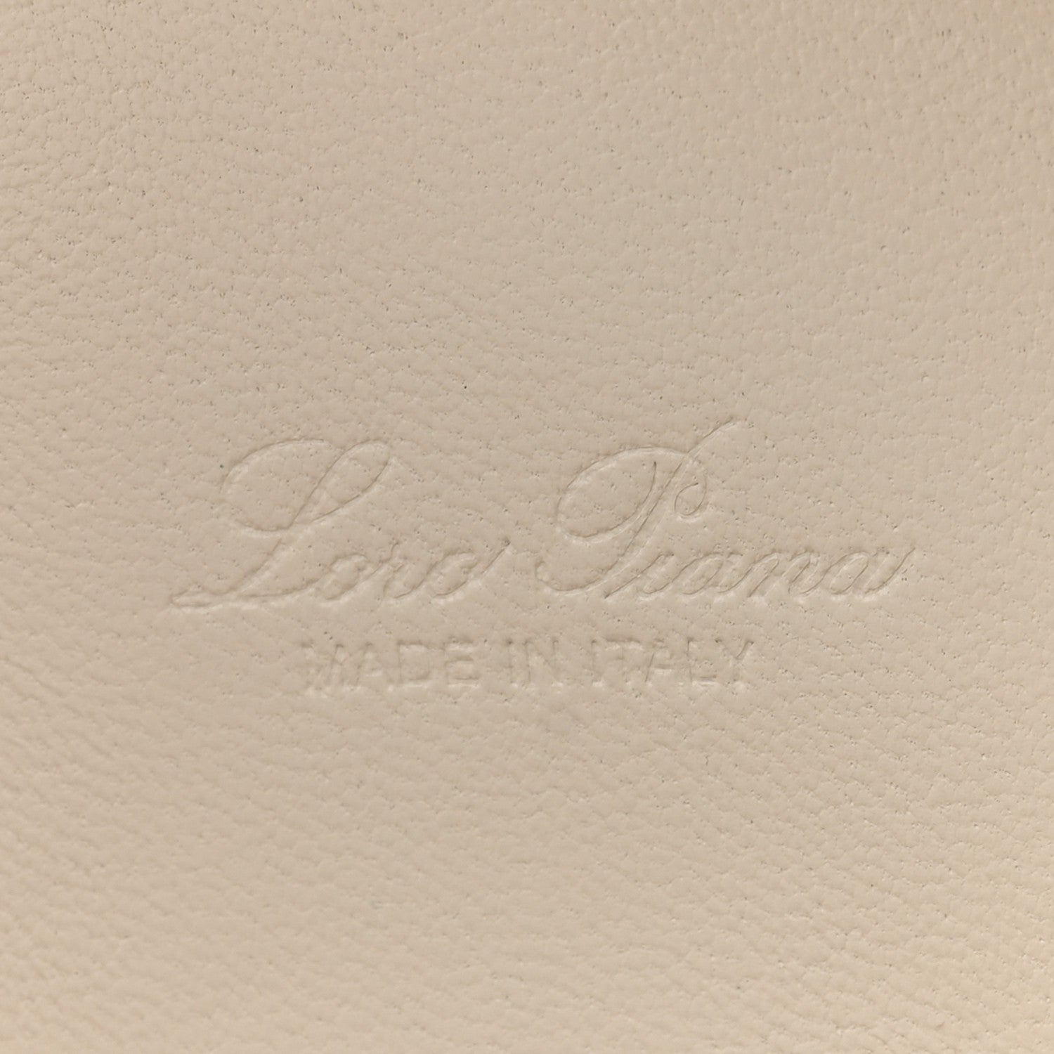 Loro Piana Grained Calfskin L19 Extra Pocket Pouch Whisper White 6 of 10