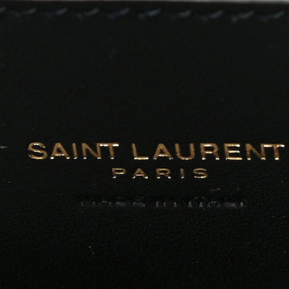 Saint Laurent Crocodile Embossed Calfskin Small Kaia Satchel Black 6 of 11