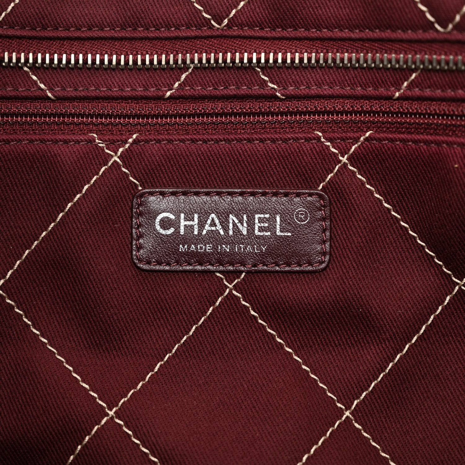 Chanel Grained Calfskin Large Fever Shopping Tote Beige 6 of 13
