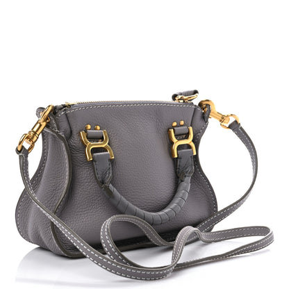 Chloe Calfskin Mini Marcie Satchel Cashmere Grey 3 of 12