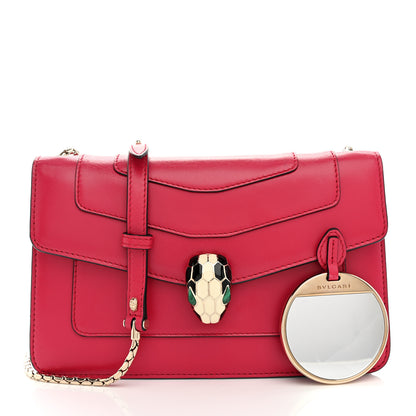 Bulgari Calfskin Serpenti Forever Crossbody Bag Pink 3 of 13