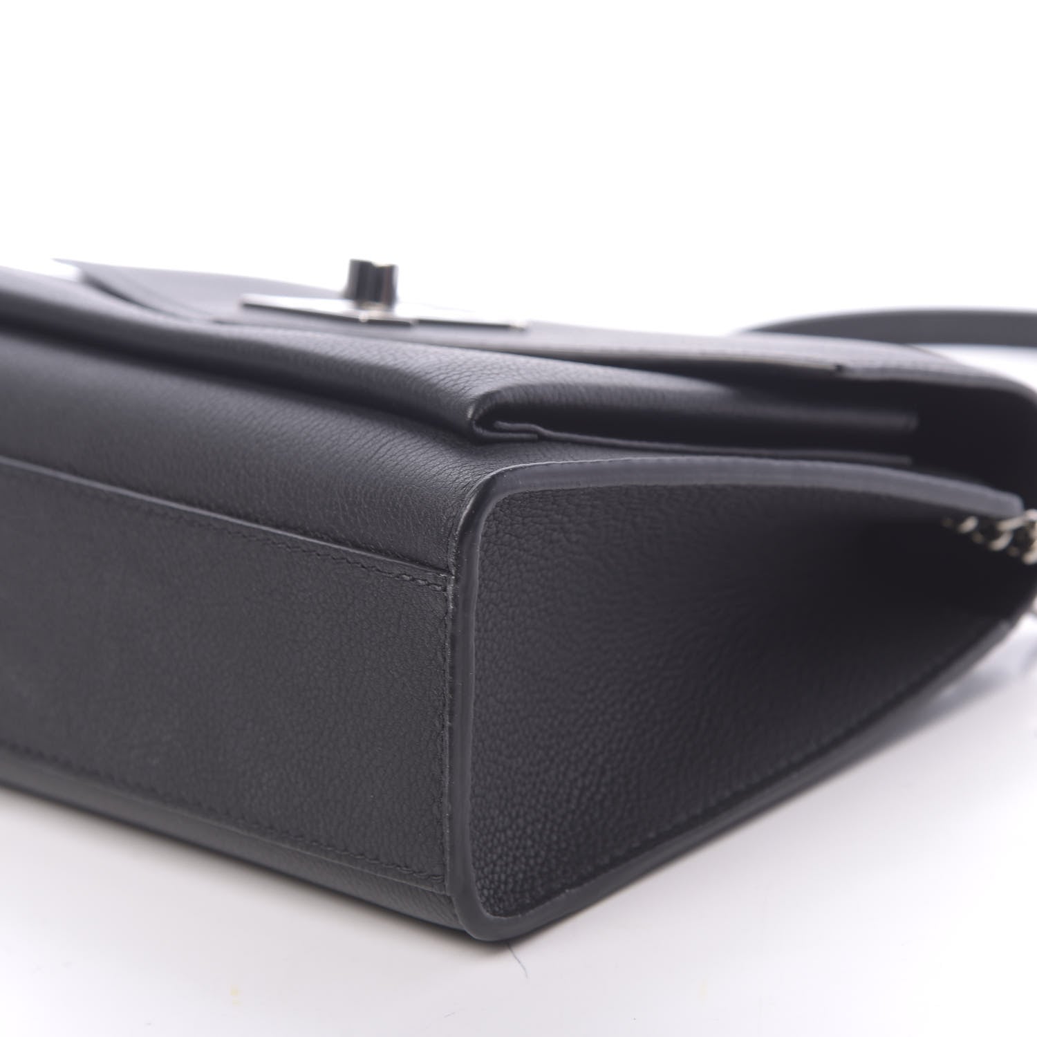 Louis Vuitton Soft Calfskin My Lockme Chain Bag BB Black 8 of 9