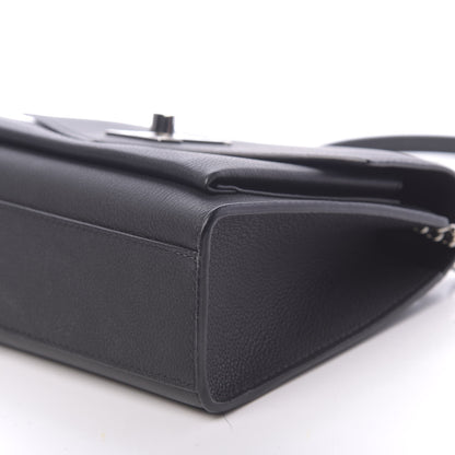 Louis Vuitton Soft Calfskin My Lockme Chain Bag BB Black 8 of 9