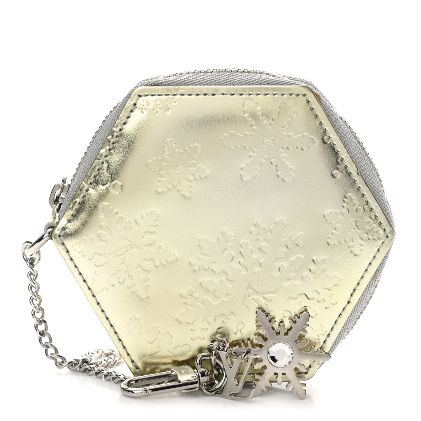 Vernis Folcon Snowflake Coin Purse MM Silver