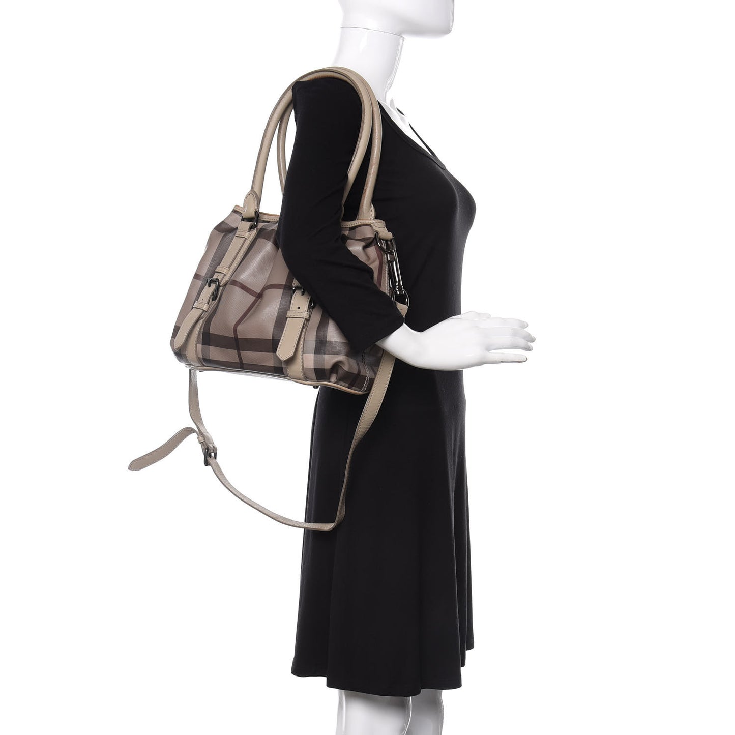 Smoked Check Small Northfield Tote Trench