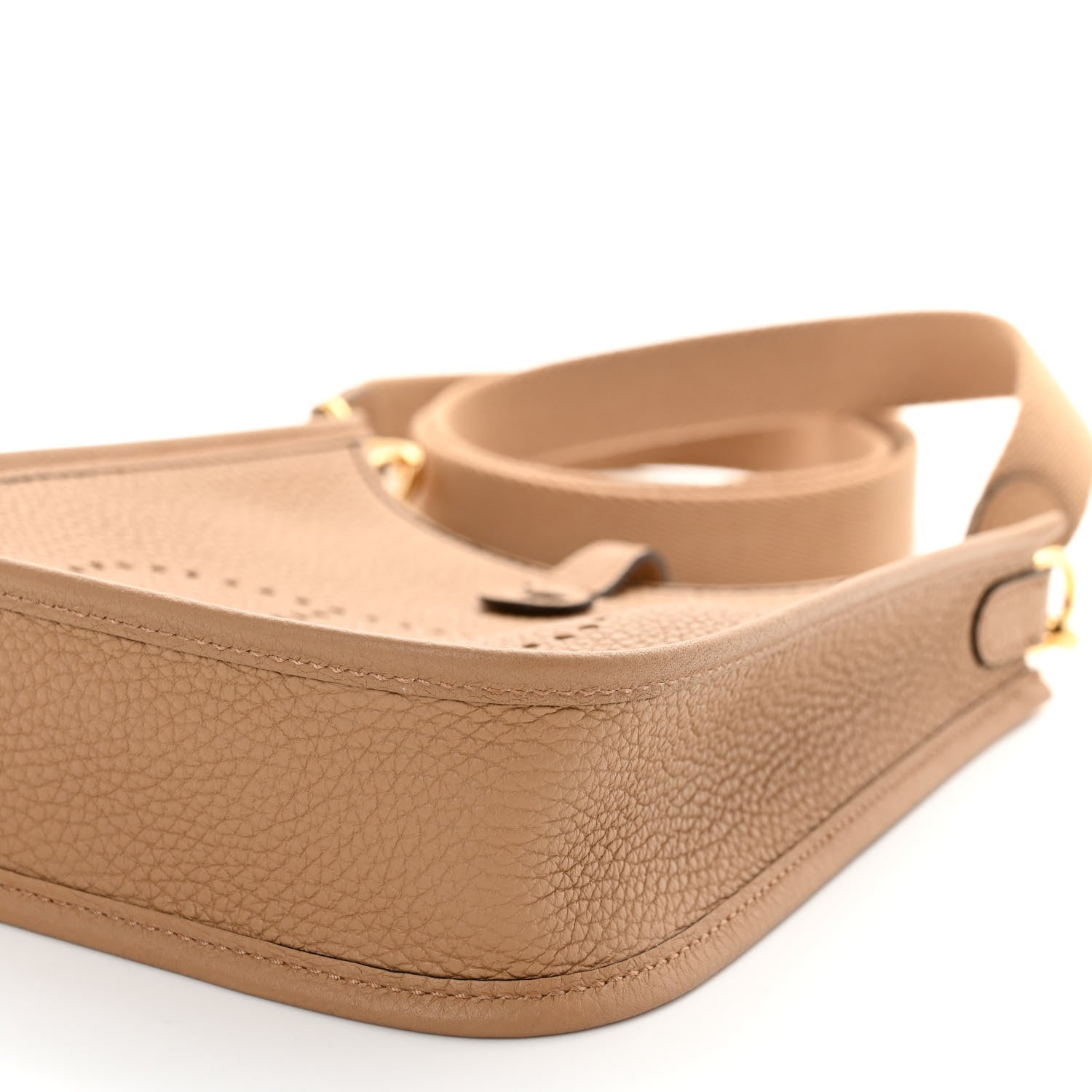Hermes Taurillon Clemence Amazone Evelyne TPM Chai 10 of 11