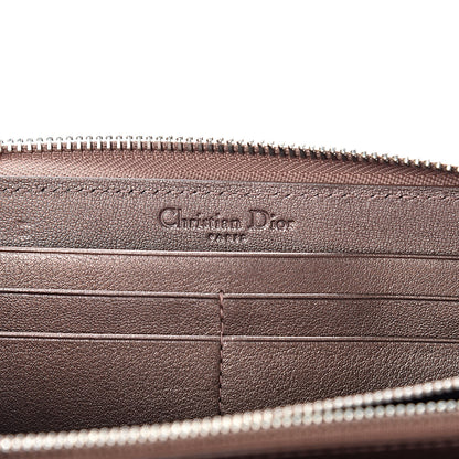 Christian Dior Patent Cannage Zip Around Wallet 6 of 10