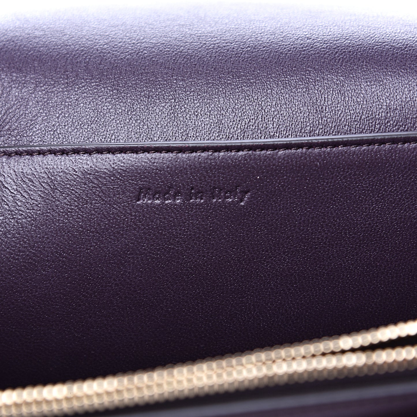 Shiny Smooth Calfskin Medium Frame Shoulder Bag Velvet Desert