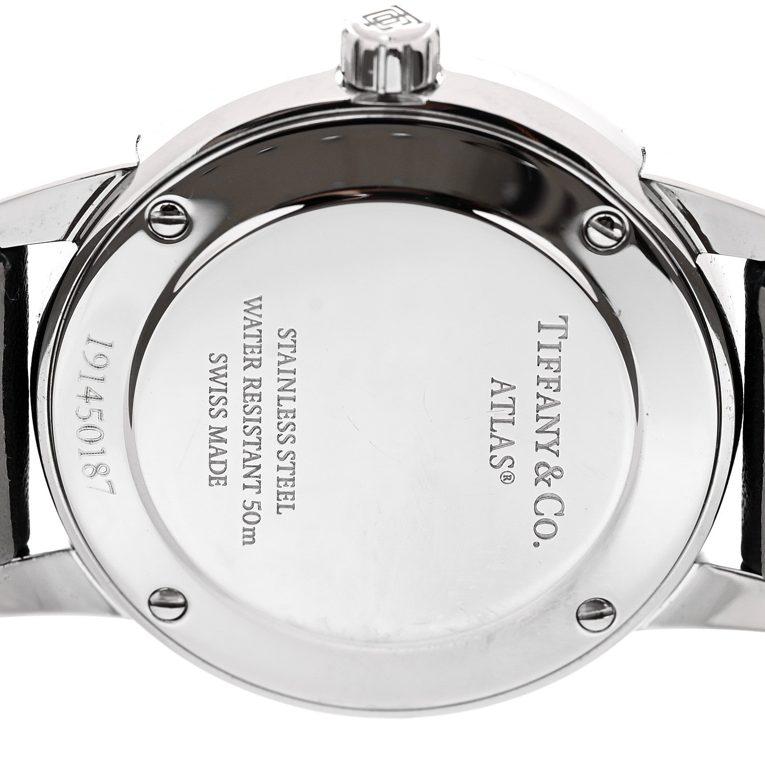 Tiffany Stainless Steel Calfskin 29mm Atlas 2-Hand Quartz Watch 4 of 5