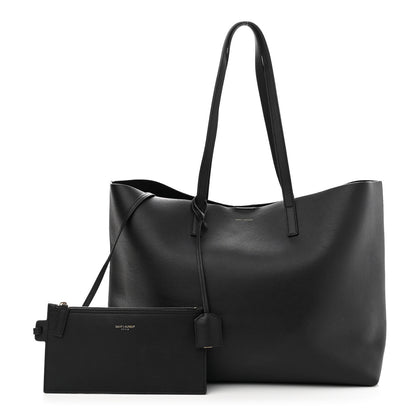 Saint Laurent Calfskin East West Shopping Tote Black 1 of 11