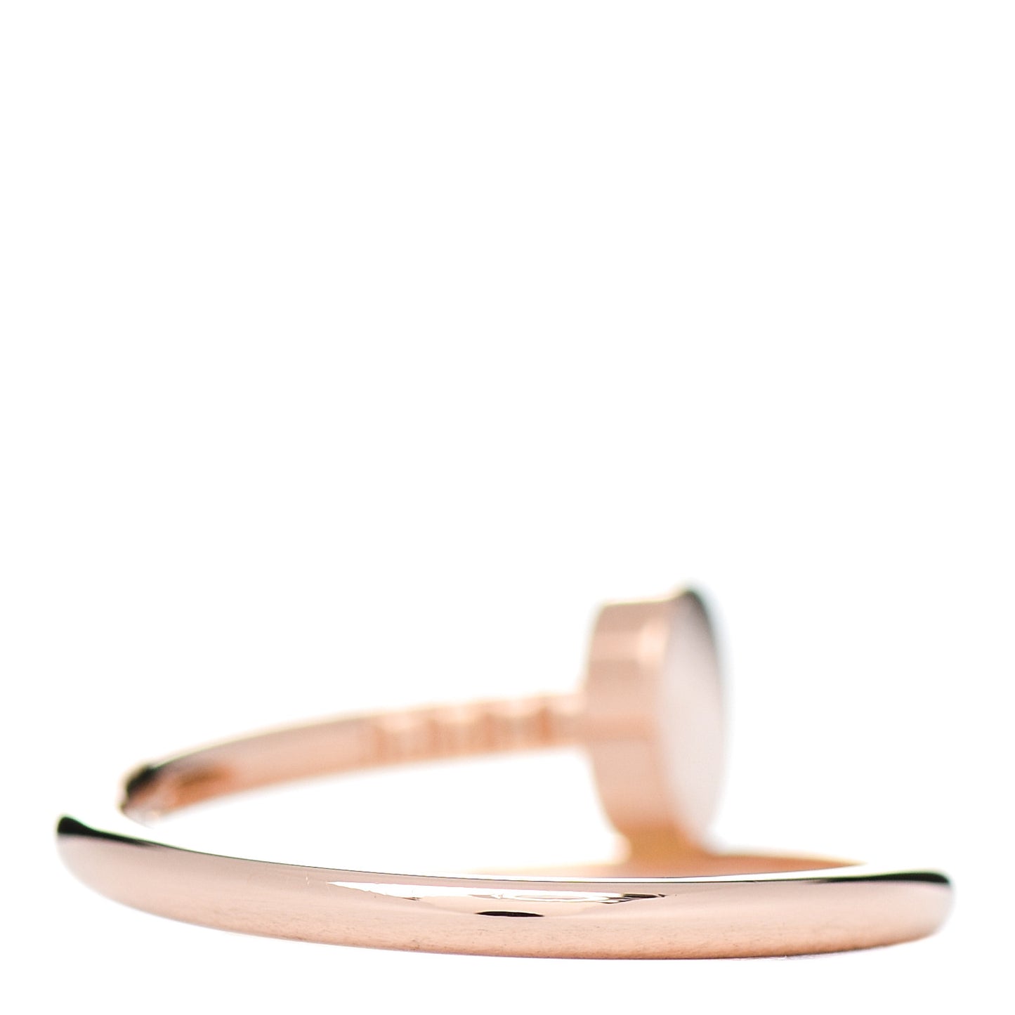 18K Pink Gold Small Juste Un Clou Ring 49 4.75
