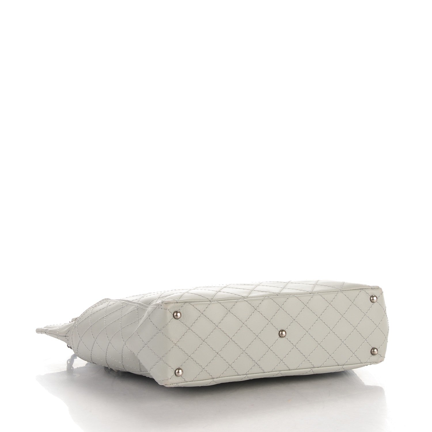 Chanel Calfskin CC Pocket Hobo Grey 4 of 10