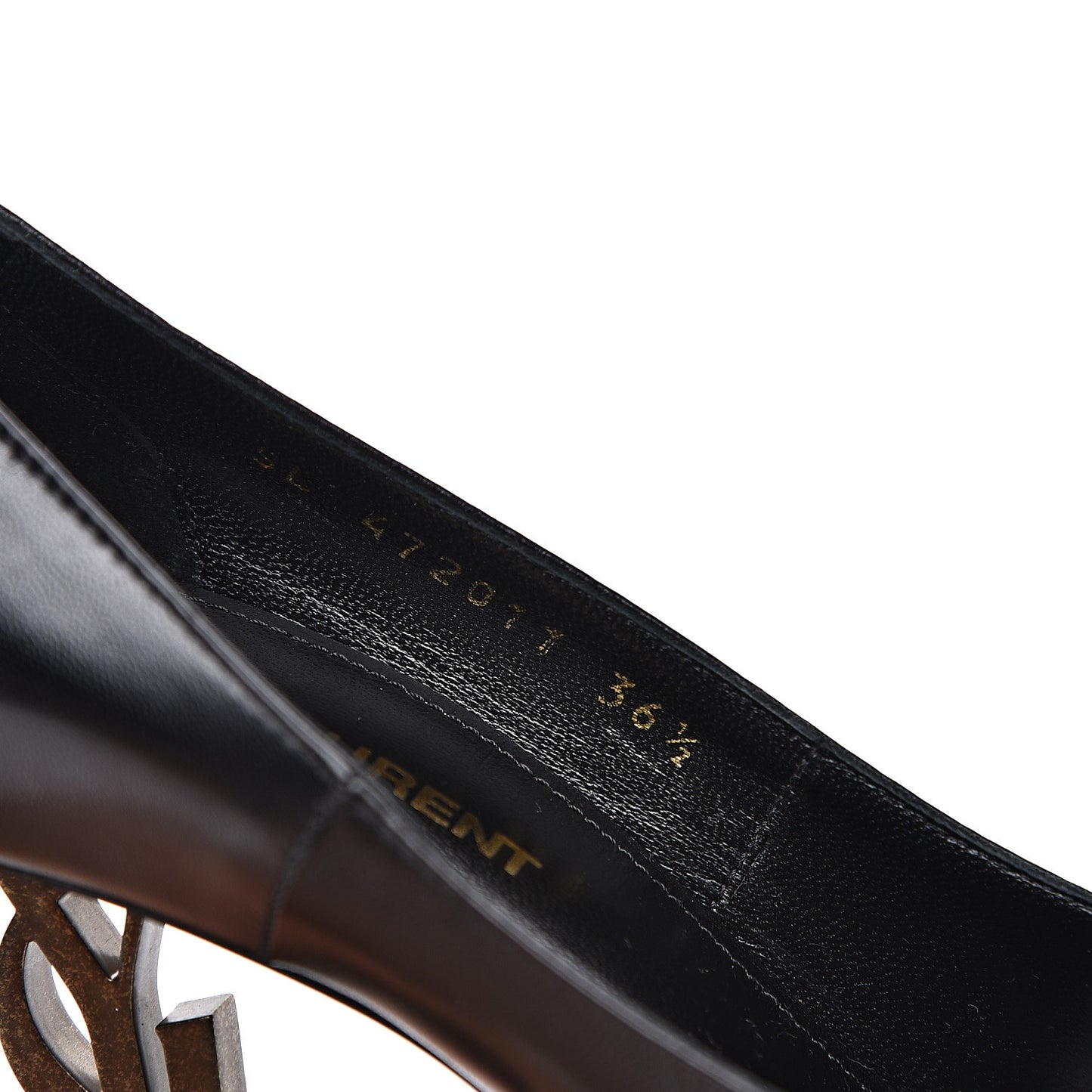 Calfskin Opyum 100 Pumps 36 Black Gold