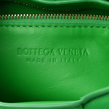 Bottega Veneta Lambskin Maxi Intreccio Padded Chain Cassette Crossbody Bag Grass 6 of 14