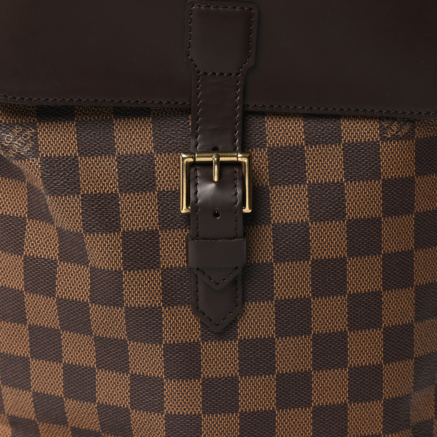 Louis Vuitton Damier Ebene Soho Backpack 8 of 10