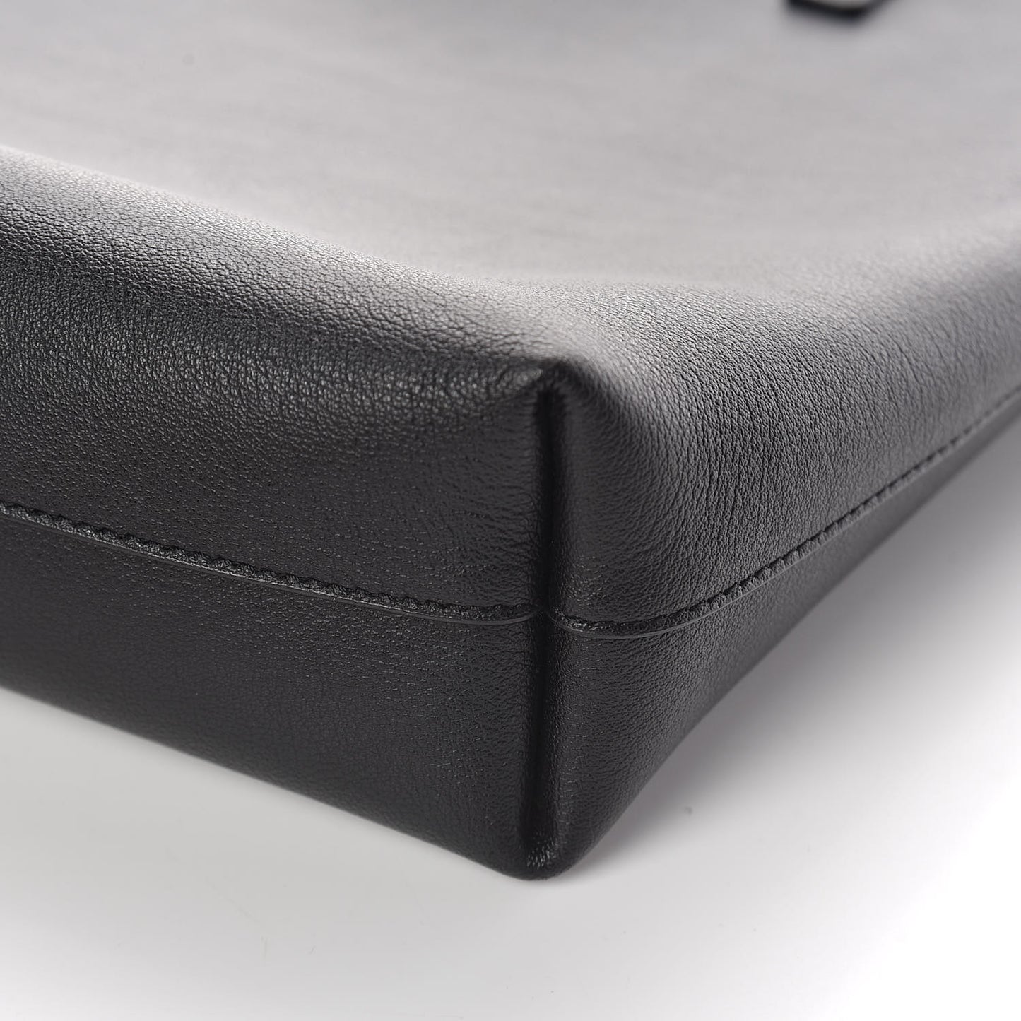 Calfskin Toy Shopping Tote Black