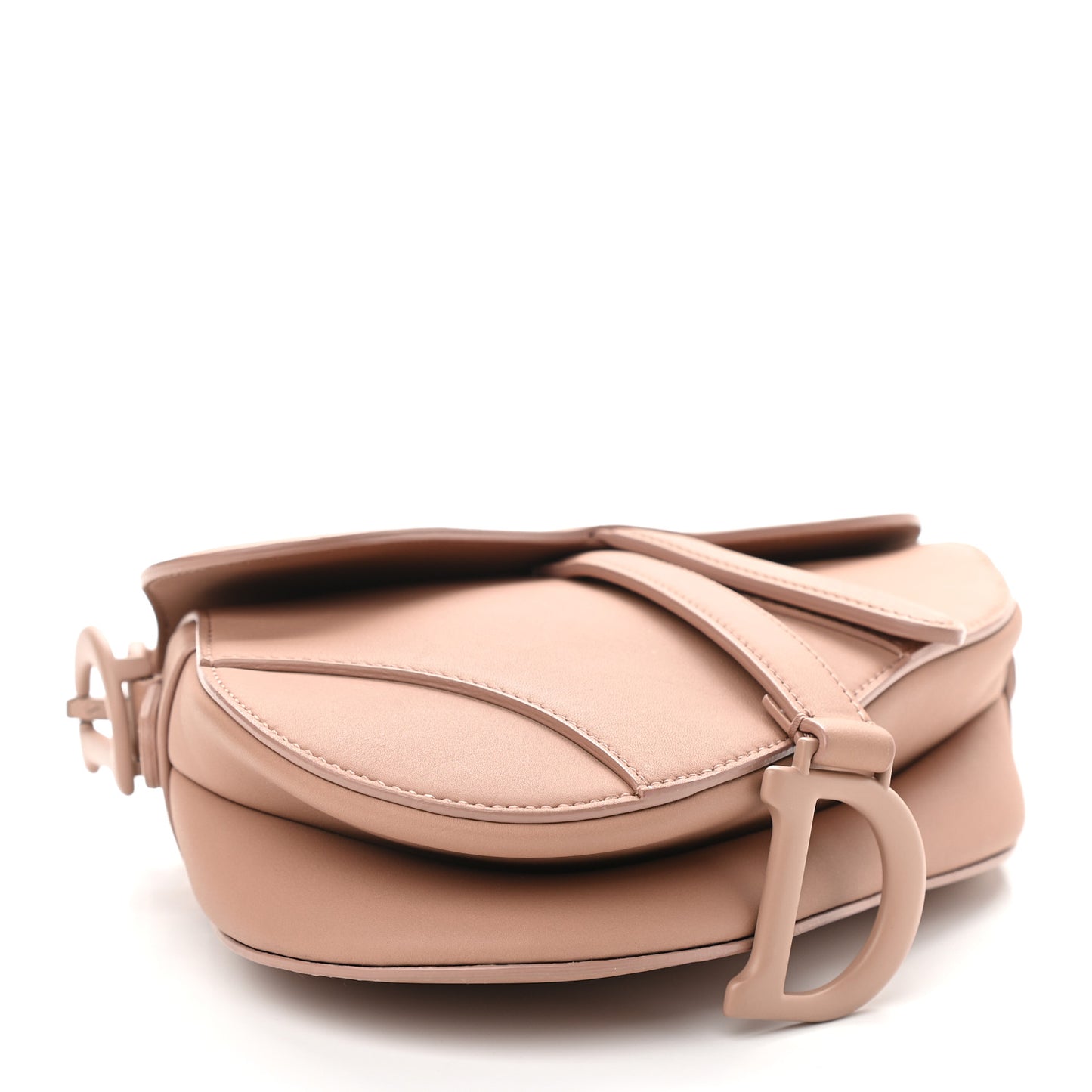 Calfskin Mini Saddle Bag Blush