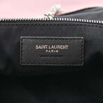 Saint Laurent Vintage Lambskin Chevron Monogram Medium Nolita Amaranto 6 of 10
