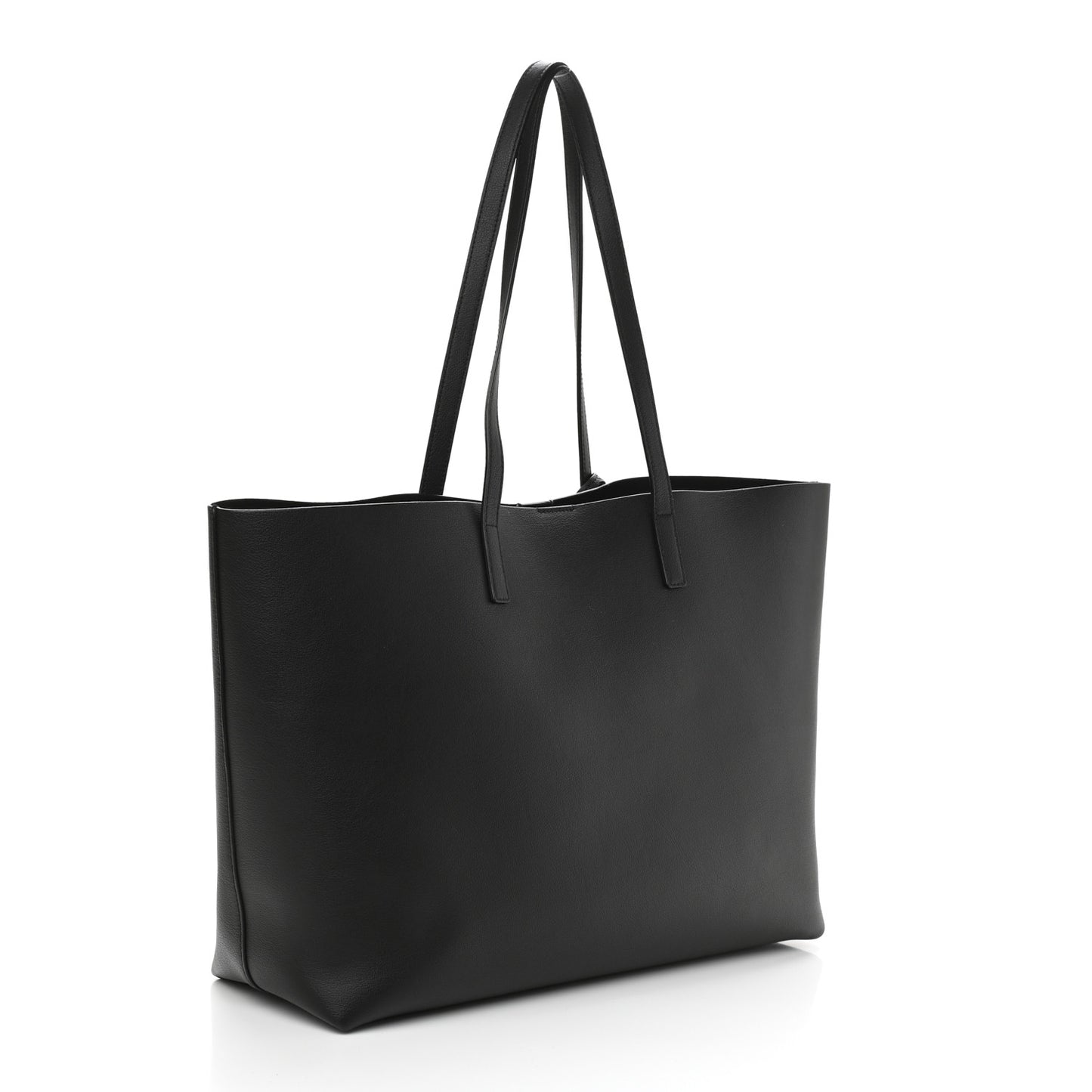 Calfskin Large Shopping Tote Black
