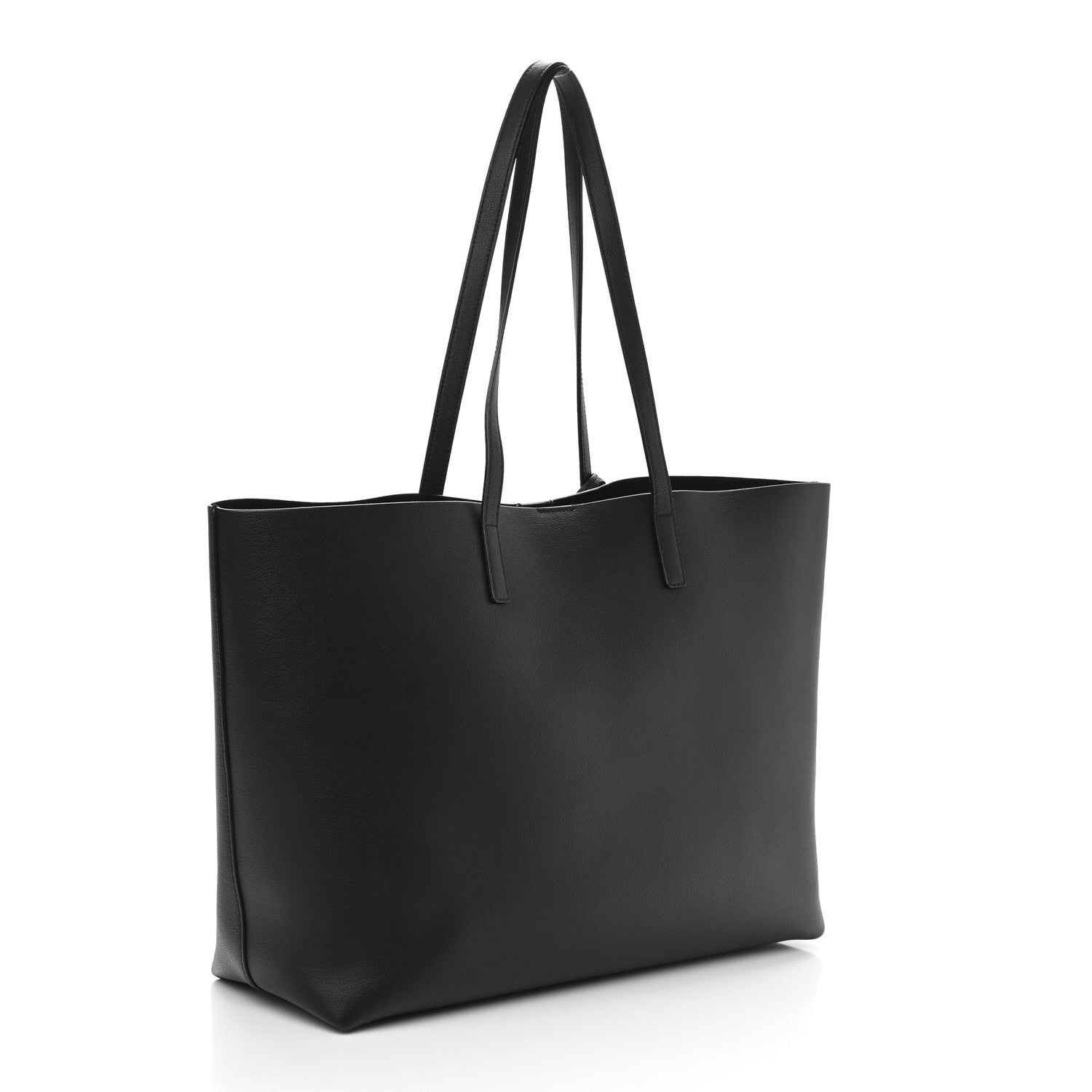 Saint Laurent Calfskin Large Shopping Tote Black 4 of 10
